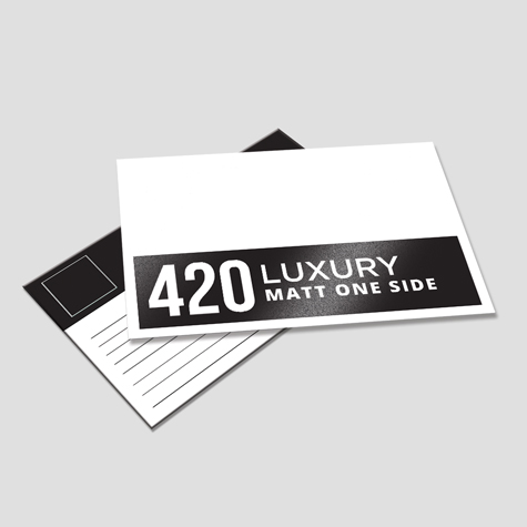 Luxury 420gsm Matt One Side