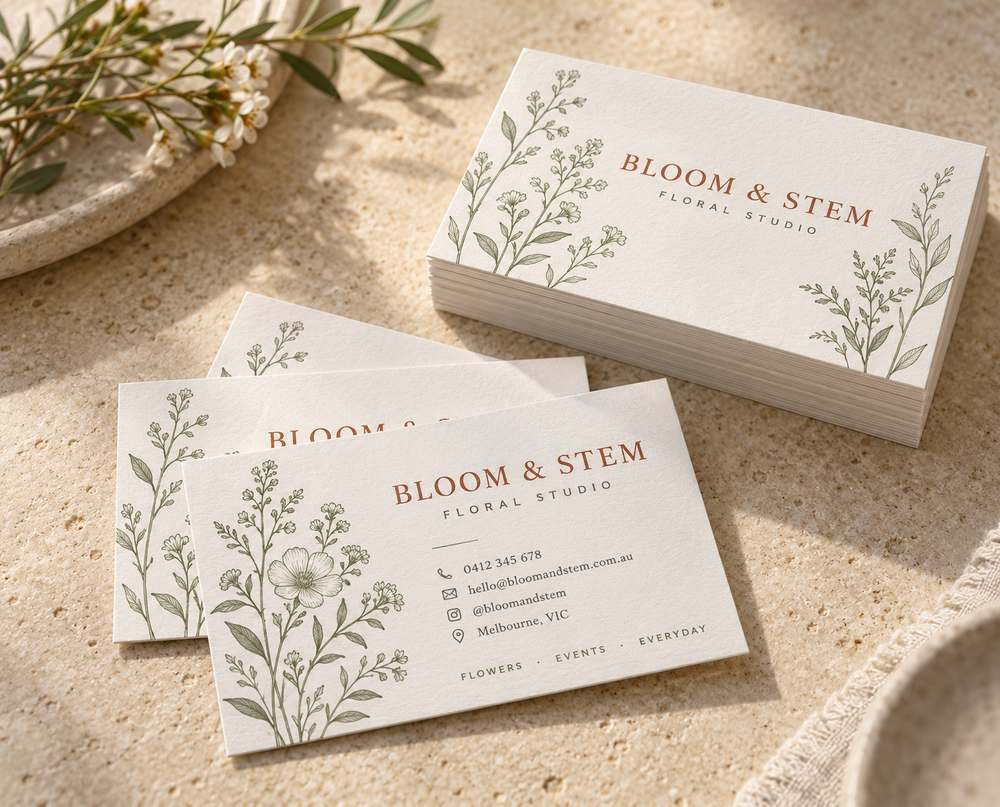 305gsm System Board Business Cards