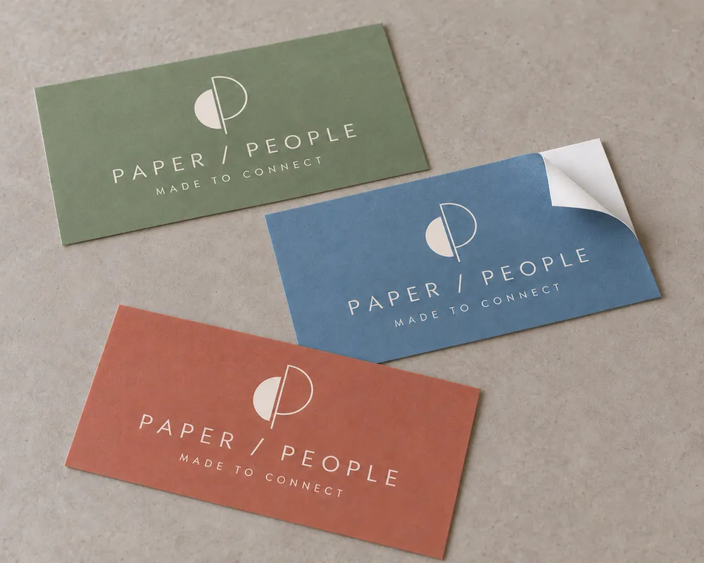 Uncoated Paper Stickers