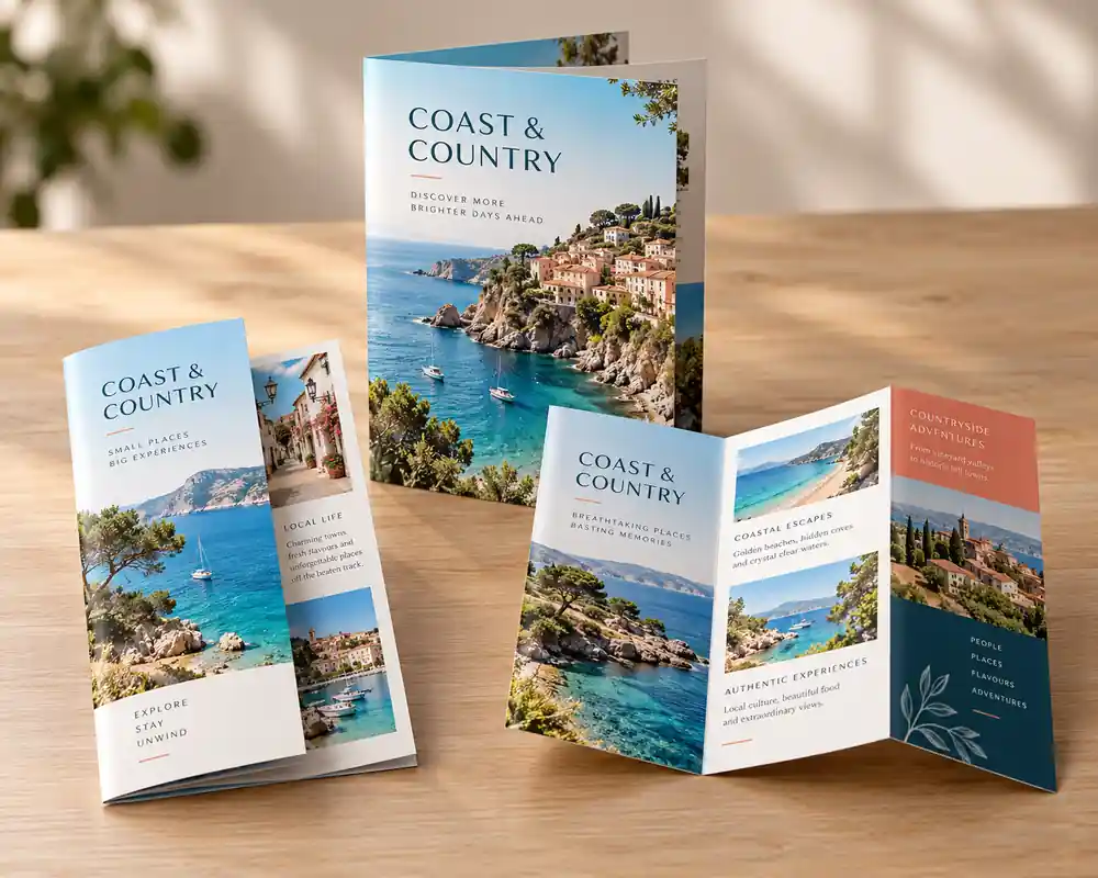 Folded Brochres 150gsm