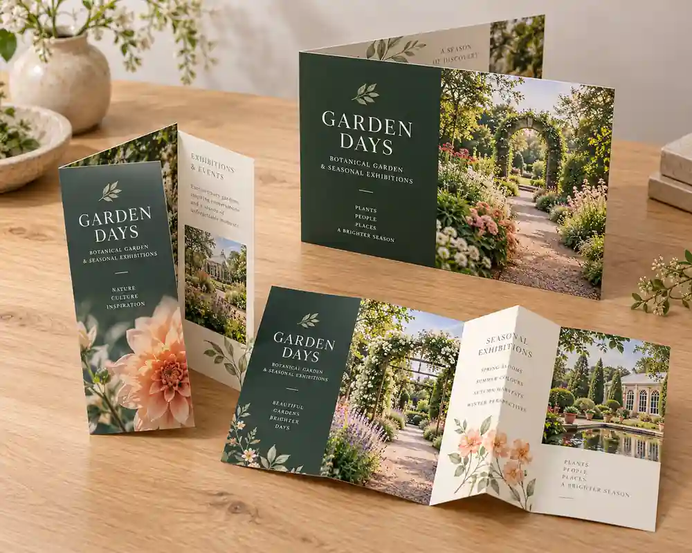 170gsm Matt Folded Brochures – A3, A4 & A5