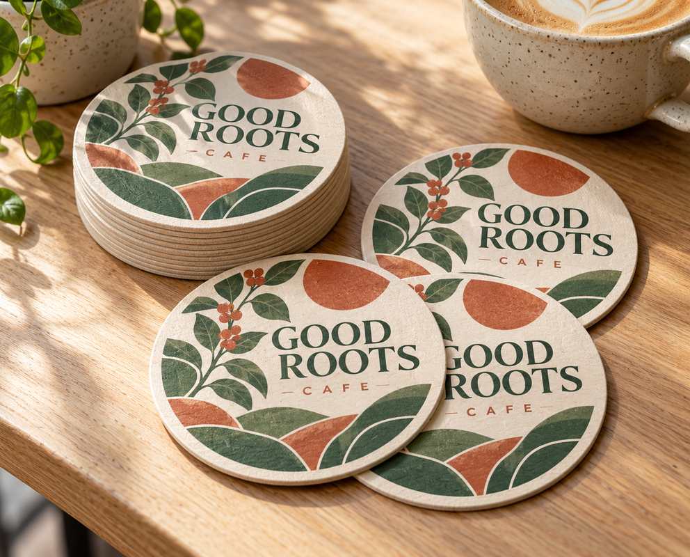 Round Coaster Printing