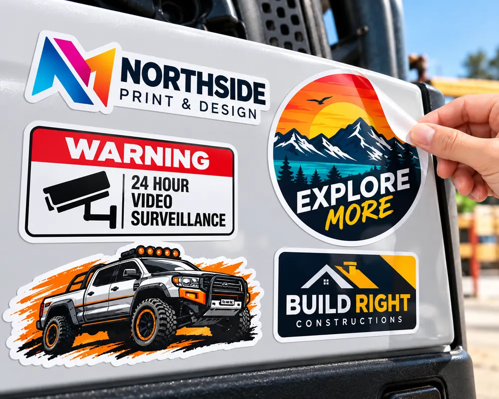Polymeric Air Release Stickers | Custom Vinyl Stickers