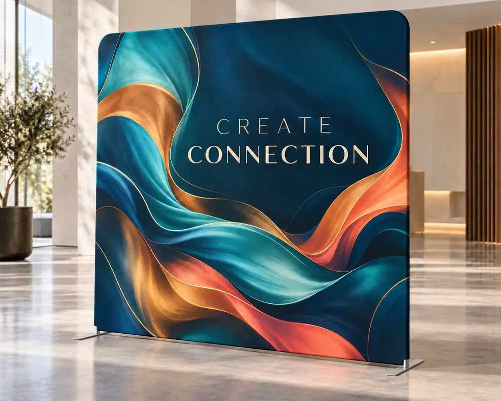 Stretch Fabric Media Wall with Frame | Northside Print